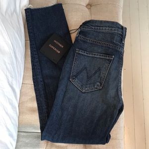 MOTHER The Dazzler Ankle Fray in Painfully Obvious